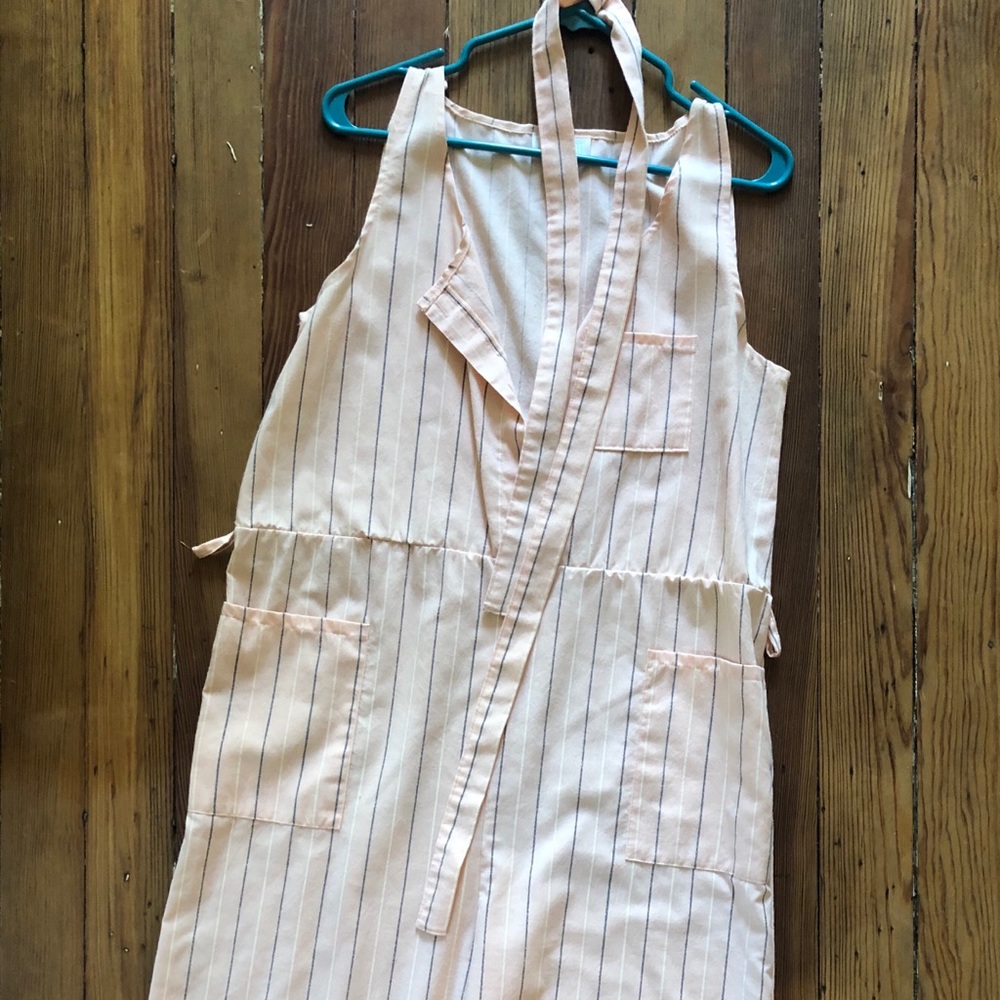 Vintage mister Noah striped pink jumpsuit